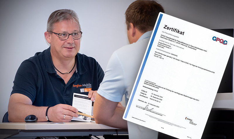 Martin Zeine in einer Beratungssitation width=